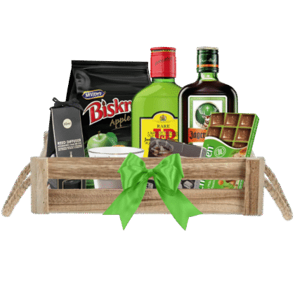 Cos cadou universal premium cu băuturi și accesorii