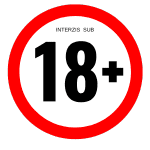 Interzis minorilor sub 18 ani